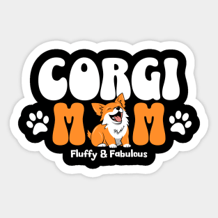 Corgi Mom Sticker